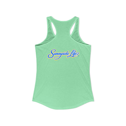 Authenticity Is Free™ Women’s Racerback Tank | Inspirational Graphic Tank | Sunnyside Life™