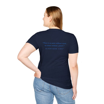 Trust Surrender Walk Abide Persevere™ Womens V-Neck Tee | Catholic Inspirational Shirt | Sunnyside Life™