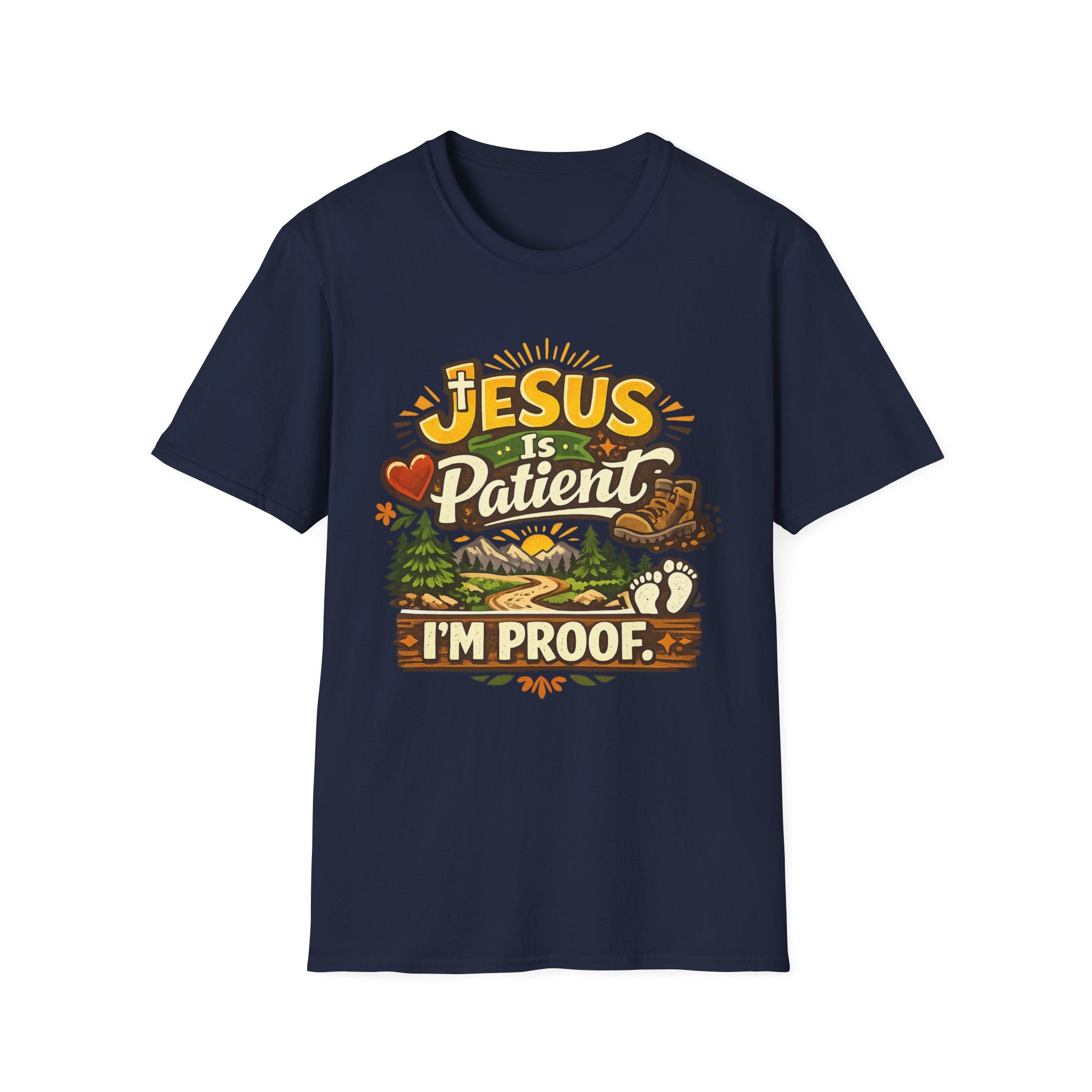 Jesus Is Patient I'm Proof / This is My Sunnyside T-Shirt — Faith-Based Christian Graphic Unisex Tee