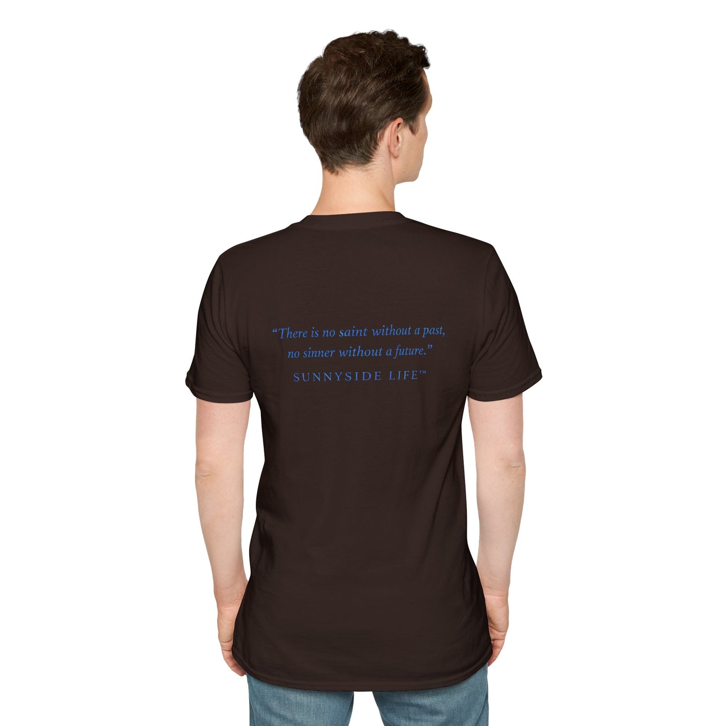 Trust Surrender Walk Abide Persevere™ Womens V-Neck Tee | Catholic Inspirational Shirt | Sunnyside Life™