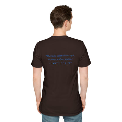 Trust Surrender Walk Abide Persevere™ Womens V-Neck Tee | Catholic Inspirational Shirt | Sunnyside Life™
