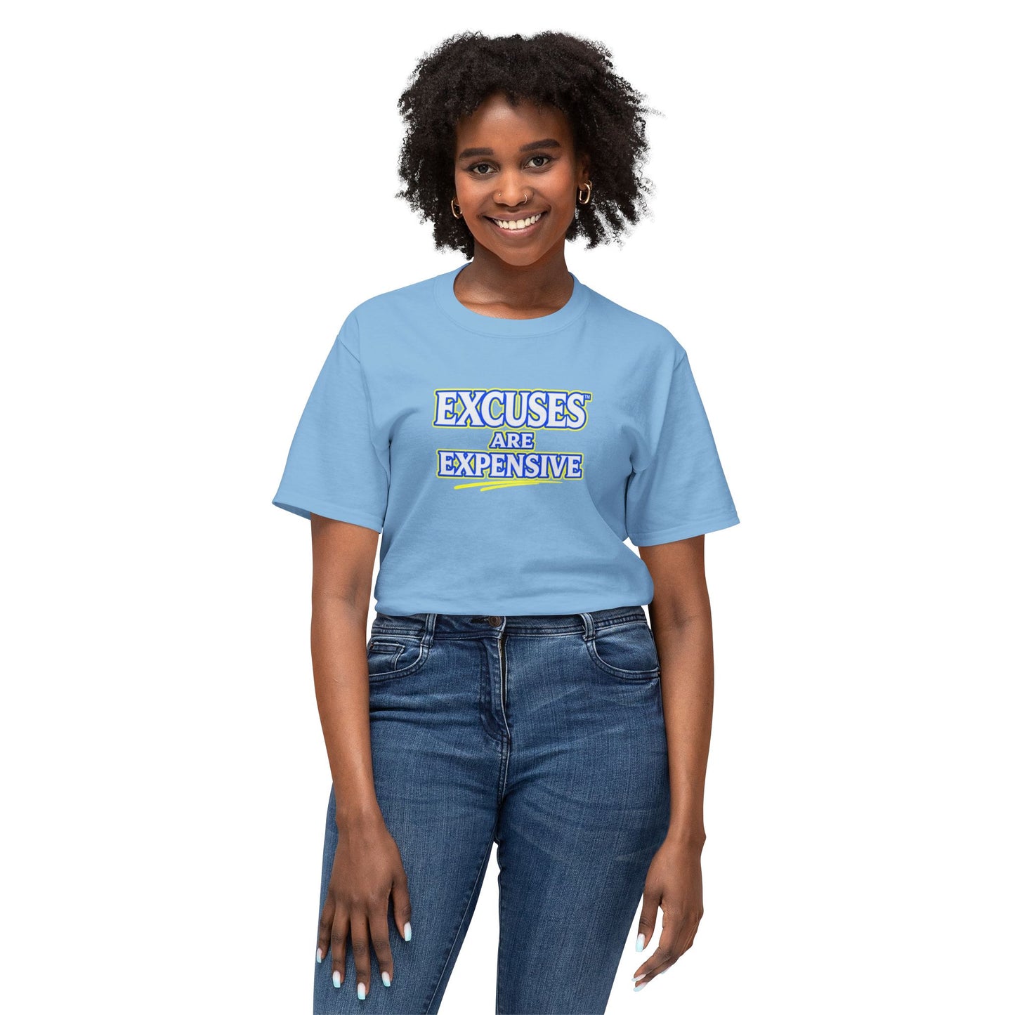 EXCUSES ARE EXPENSIVE™ Unisex T-Shirt | Motivational Graphic Tee | Personal Growth Apparel | Mindset Shirt | Sunnyside Life™