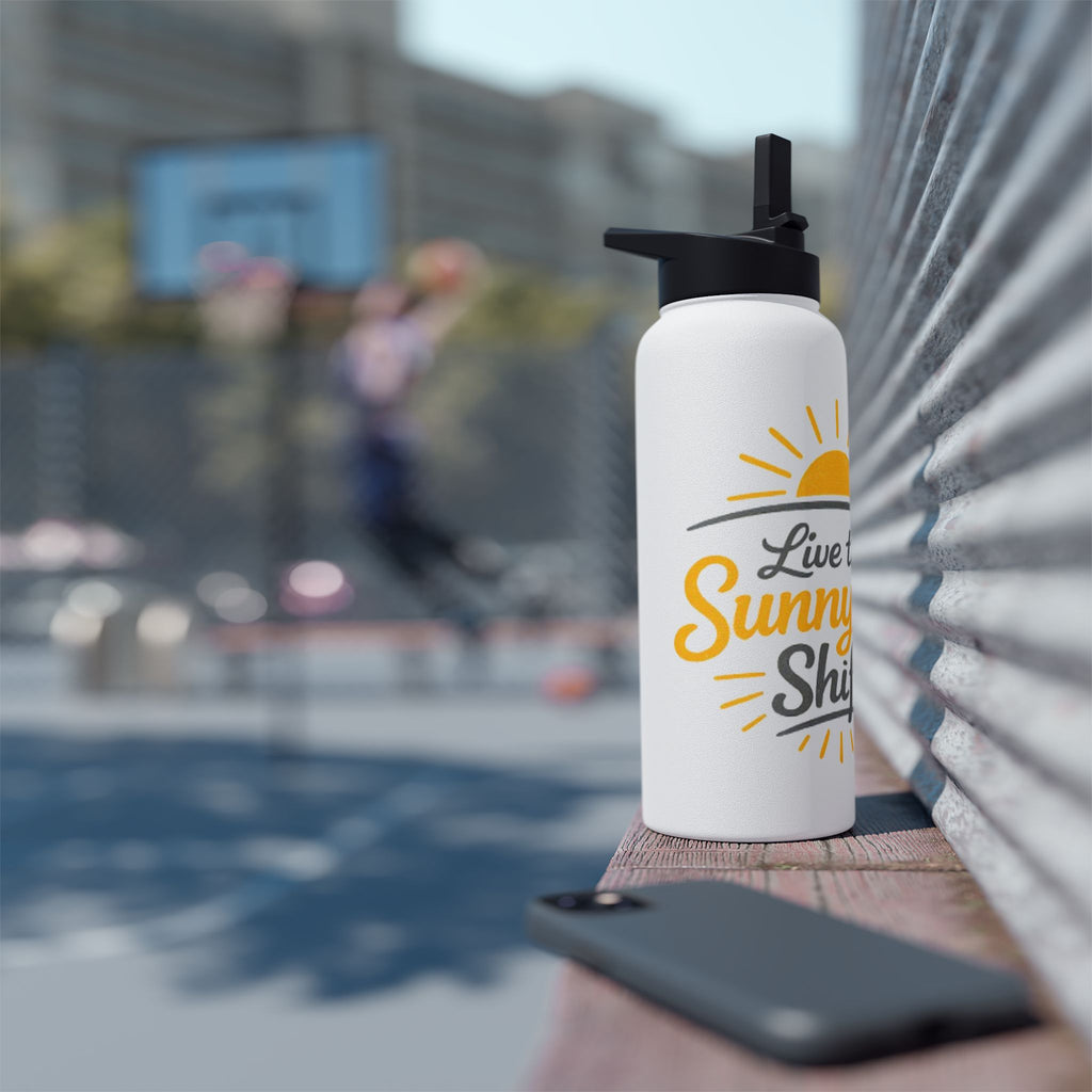 Live The Sunnyside Shift Stainless Steel Water Bottle — Motivational Hydration