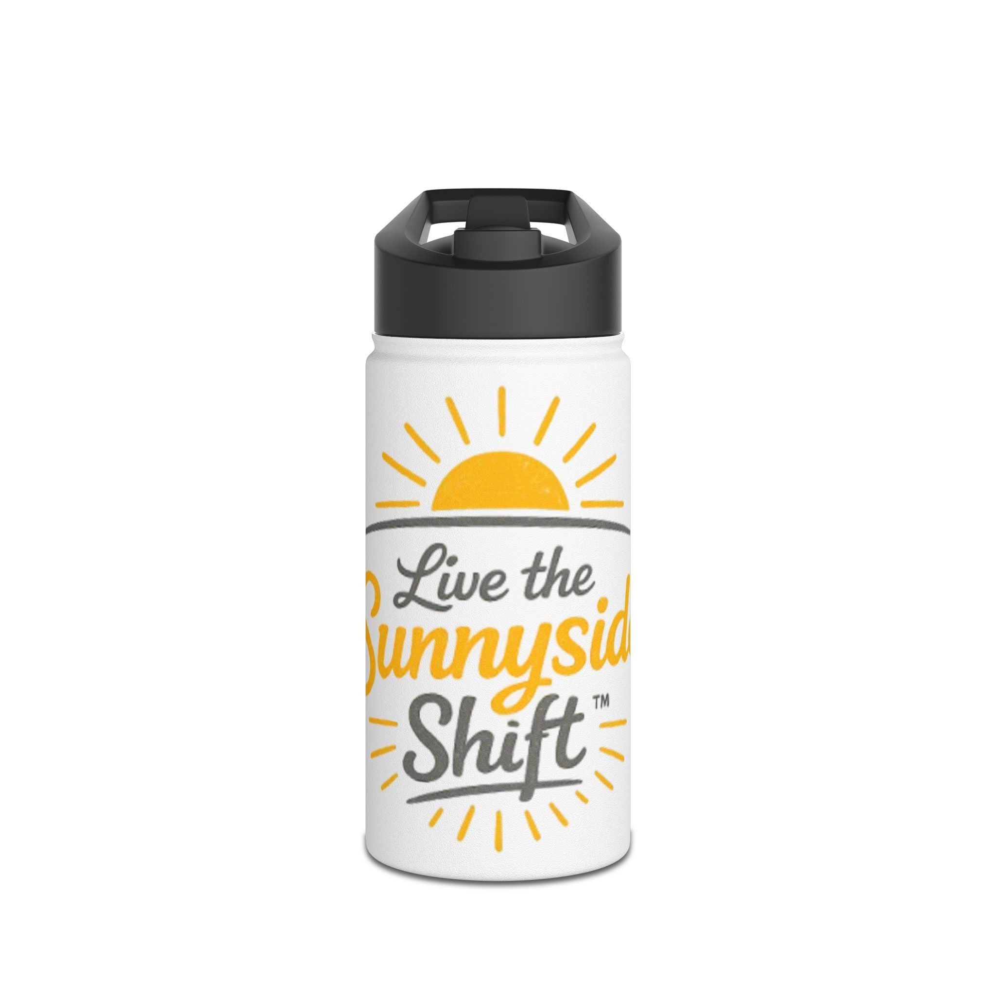 Live The Sunnyside Shift Stainless Steel Water Bottle — Motivational Hydration