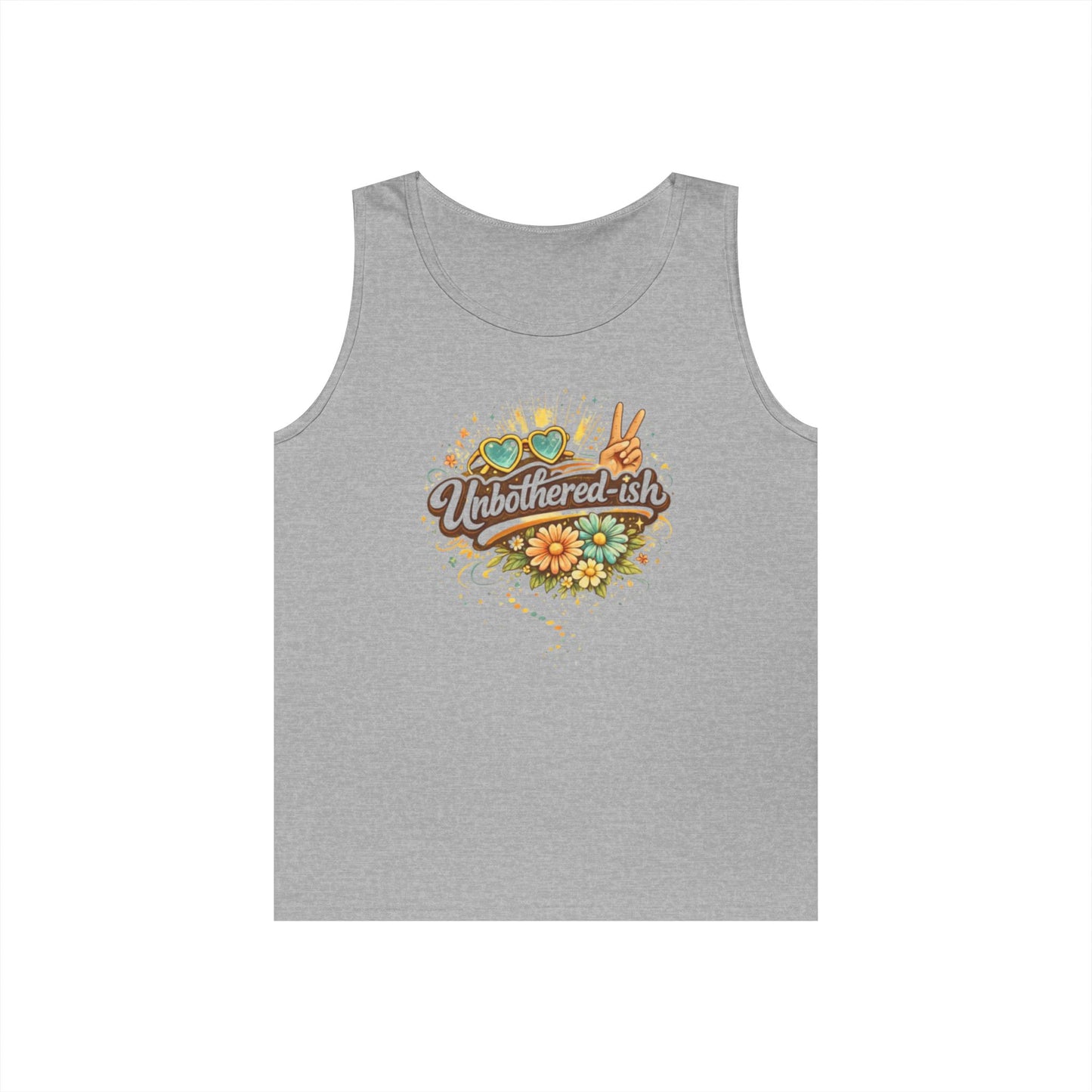 Unbothered-ish / Kiss My Sunnyside Tank — Relaxed Tank Top