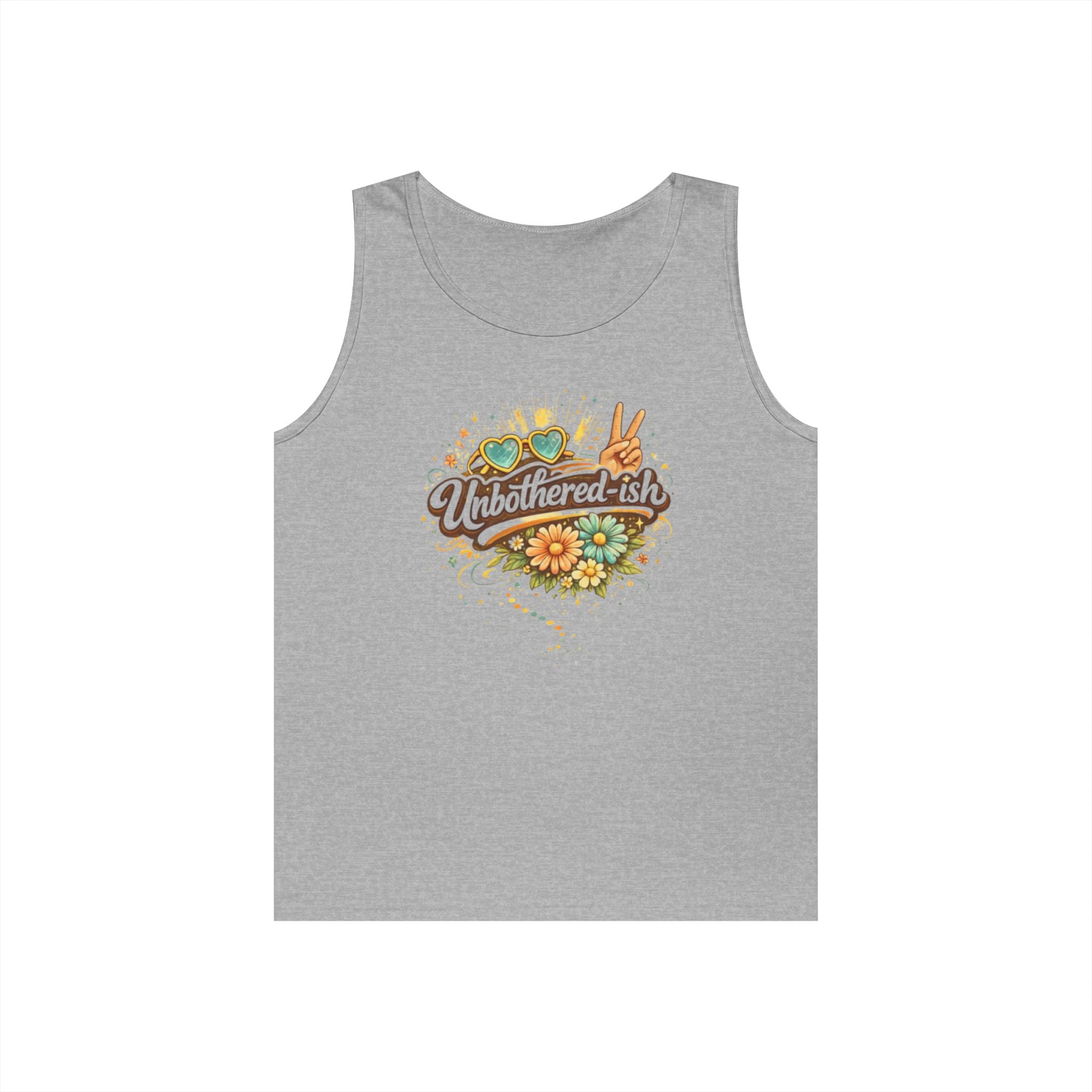 Unbothered-ish / Kiss My Sunnyside Tank — Relaxed Tank Top