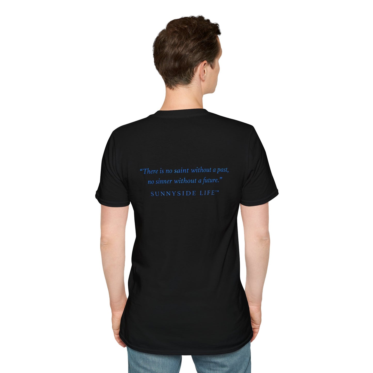 Trust Surrender Walk Abide Persevere™ Womens V-Neck Tee | Catholic Inspirational Shirt | Sunnyside Life™