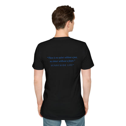 Trust Surrender Walk Abide Persevere™ Womens V-Neck Tee | Catholic Inspirational Shirt | Sunnyside Life™