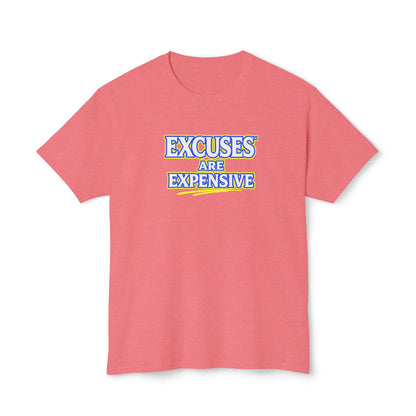 EXCUSES ARE EXPENSIVE™ Unisex T-Shirt | Motivational Graphic Tee | Personal Growth Apparel | Mindset Shirt | Sunnyside Life™