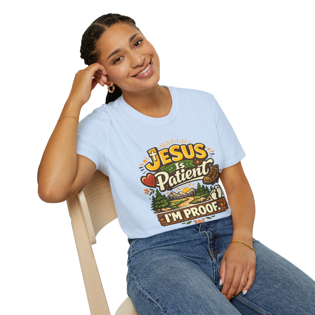 Jesus Is Patient I'm Proof / This is My Sunnyside T-Shirt — Faith-Based Christian Graphic Unisex Tee
