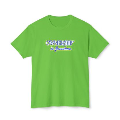 OWNERSHIP IS FREEDOM™ Unisex T-Shirt | Personal Growth Graphic Tee | Self-Leadership Shirt | Inspirational Quote Apparel | Sunnyside Life™