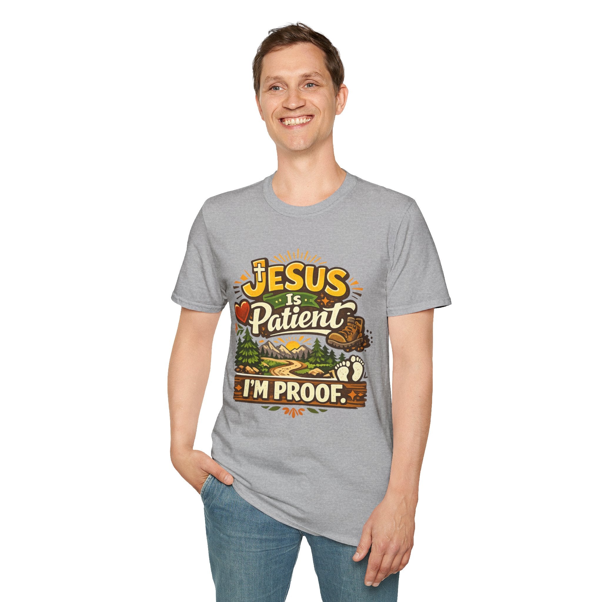 Jesus Is Patient I'm Proof / This is My Sunnyside T-Shirt — Faith-Based Christian Graphic Unisex Tee