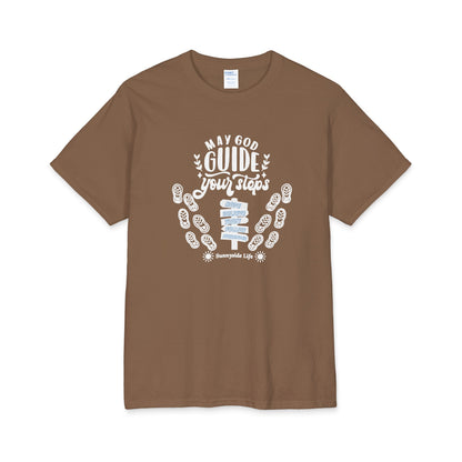 Hope Believe Trust Follow Surrender™ Womens V-Neck Tee | Sunnyside Life™ Faith Trail Shirt