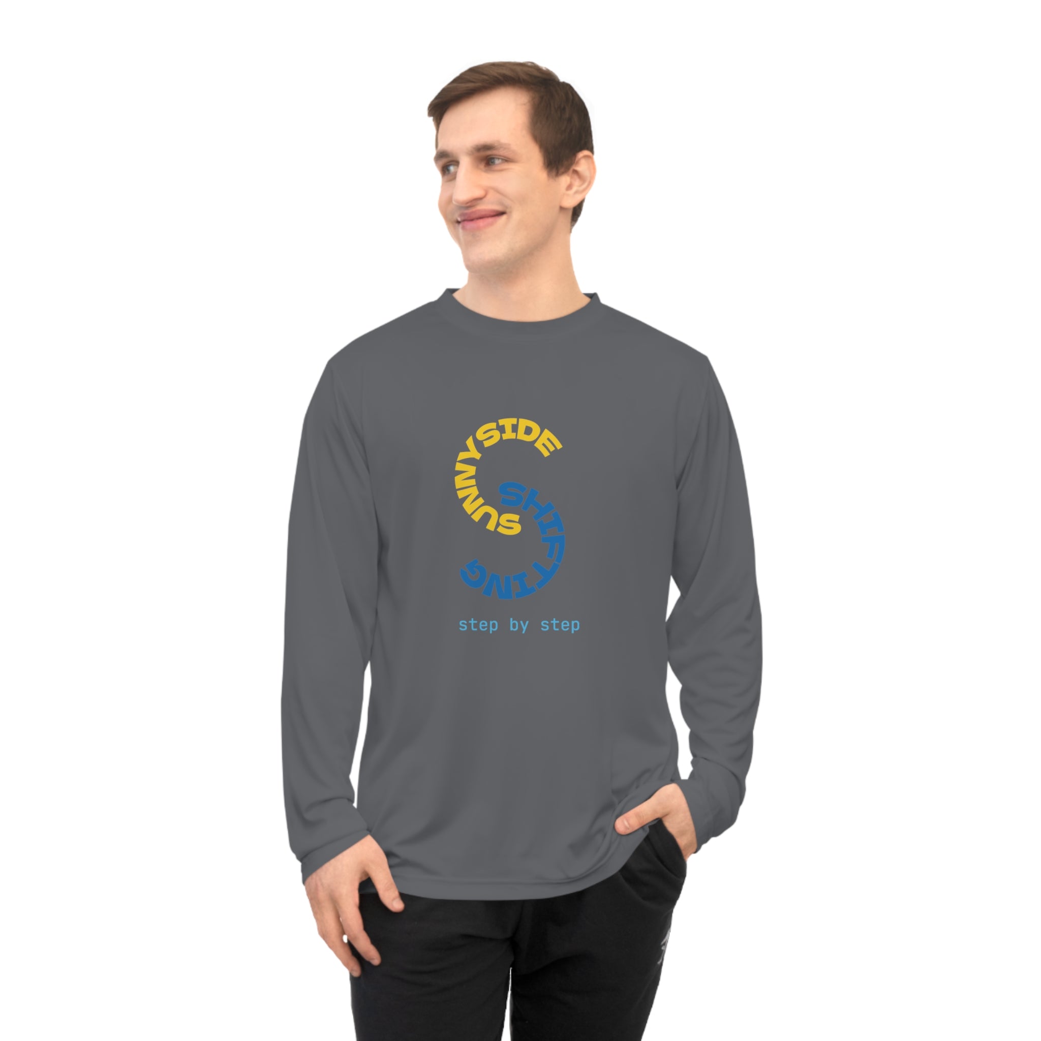 Sunnyside Shifting / Kiss My Sunnyside — Men’s Performance Long Sleeve