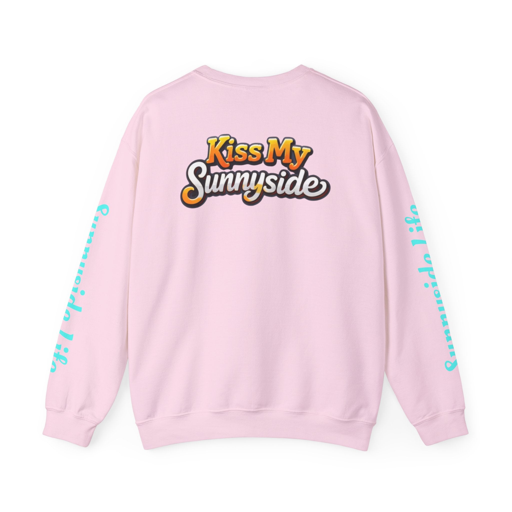 SHIFT Crewneck Sweatshirt — 'Shift Happens / Kiss My Sunnyside' Retro Graphic Pullover