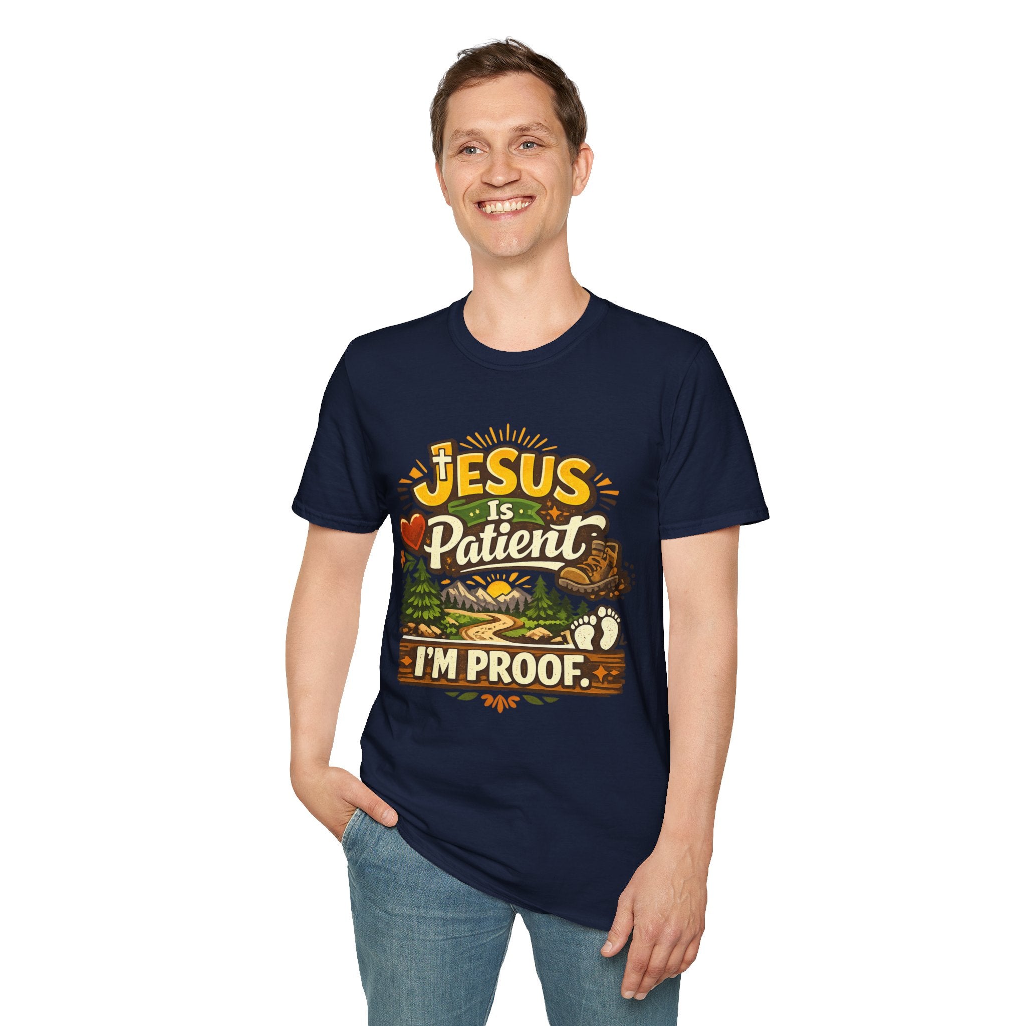 Jesus Is Patient I'm Proof / This is My Sunnyside T-Shirt — Faith-Based Christian Graphic Unisex Tee