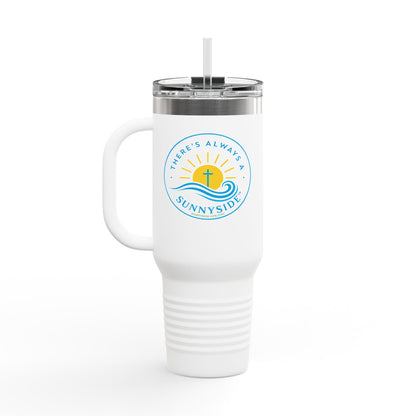 There’s Always a Sunnyside™ 40oz Insulated Travel Mug | Sunnyside Life™ Signature Tumbler