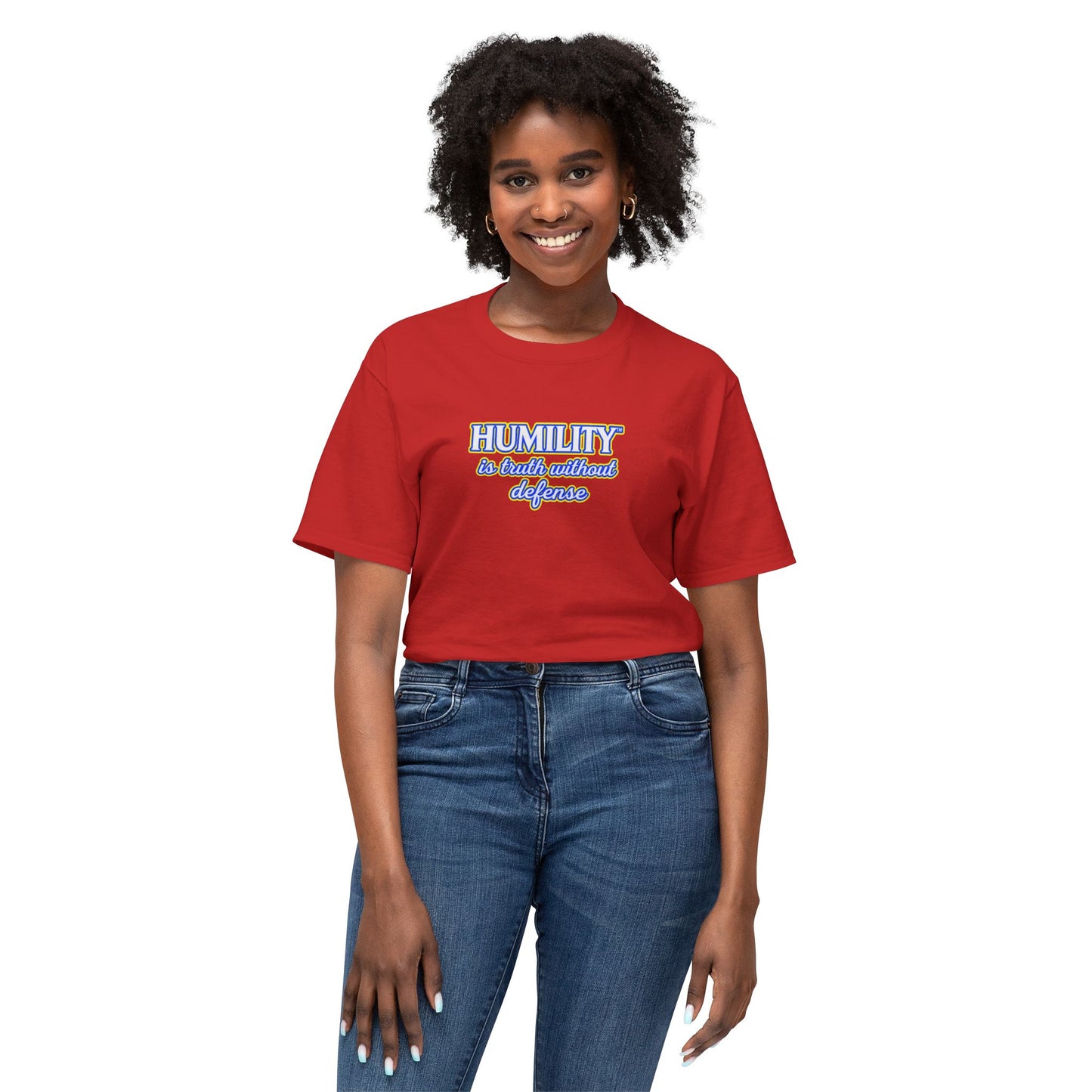 HUMILITY IS TRUTH WITHOUT DEFENSE™ Unisex T-Shirt | Faith & Growth Graphic Tee | Christian Inspirational Shirt | Personal Growth Apparel | Sunnyside Life™