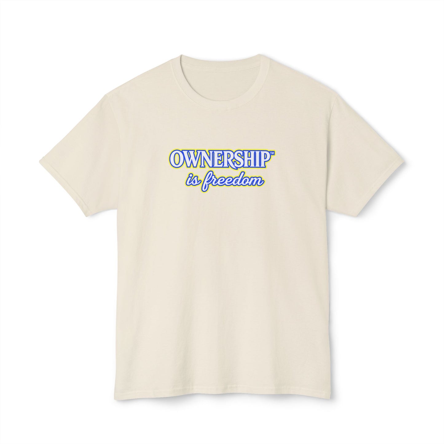 OWNERSHIP IS FREEDOM™ Unisex T-Shirt | Personal Growth Graphic Tee | Self-Leadership Shirt | Inspirational Quote Apparel | Sunnyside Life™