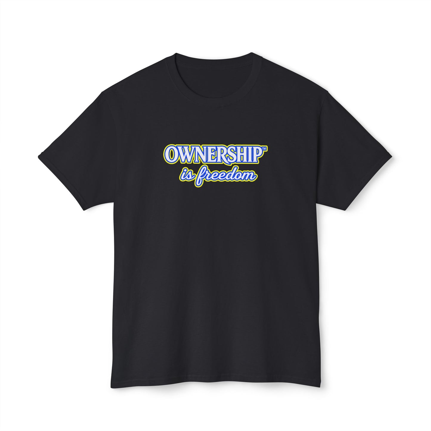 OWNERSHIP IS FREEDOM™ Unisex T-Shirt | Personal Growth Graphic Tee | Self-Leadership Shirt | Inspirational Quote Apparel | Sunnyside Life™