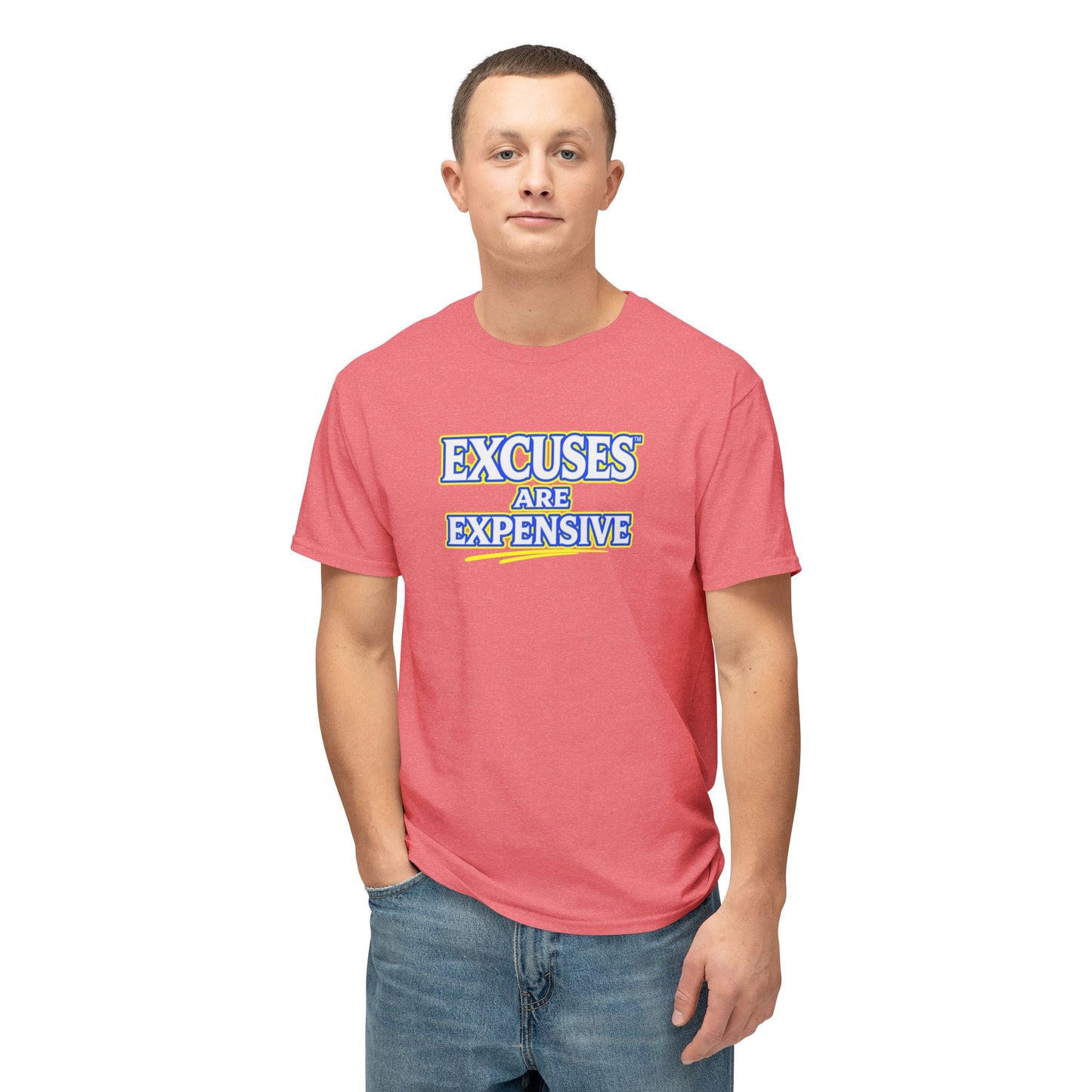 EXCUSES ARE EXPENSIVE™ Unisex T-Shirt | Motivational Graphic Tee | Personal Growth Apparel | Mindset Shirt | Sunnyside Life™