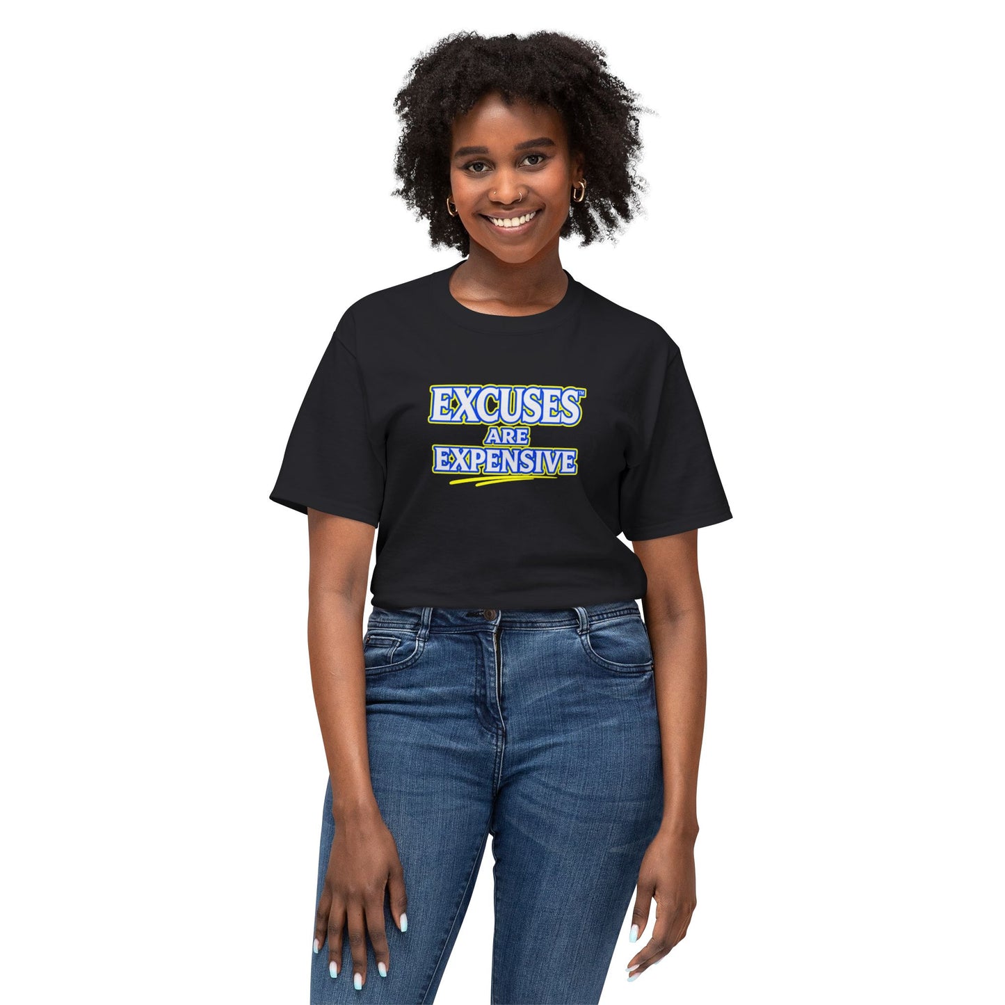 EXCUSES ARE EXPENSIVE™ Unisex T-Shirt | Motivational Graphic Tee | Personal Growth Apparel | Mindset Shirt | Sunnyside Life™