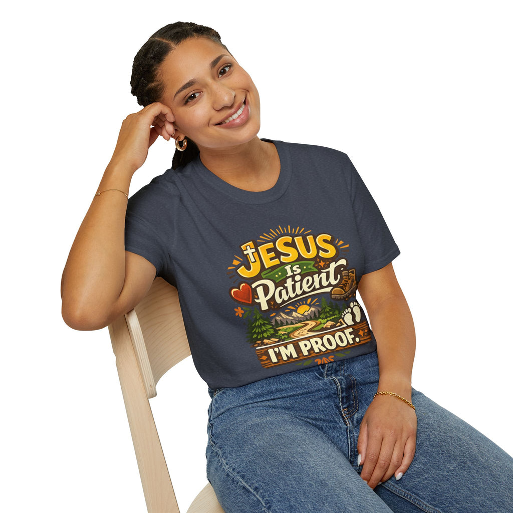 Jesus Is Patient I'm Proof / This is My Sunnyside T-Shirt — Faith-Based Christian Graphic Unisex Tee