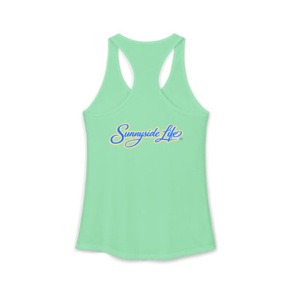 Authenticity Is Free™ Women’s Racerback Tank | Inspirational Graphic Tank | Sunnyside Life™