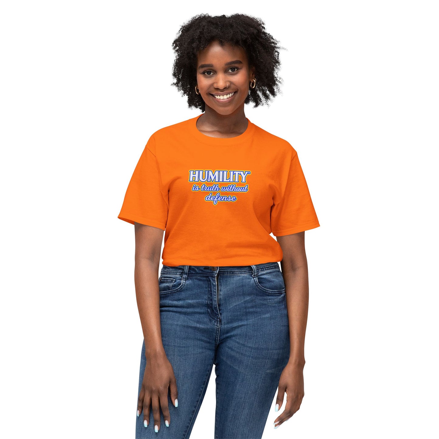 HUMILITY IS TRUTH WITHOUT DEFENSE™ Unisex T-Shirt | Faith & Growth Graphic Tee | Christian Inspirational Shirt | Personal Growth Apparel | Sunnyside Life™