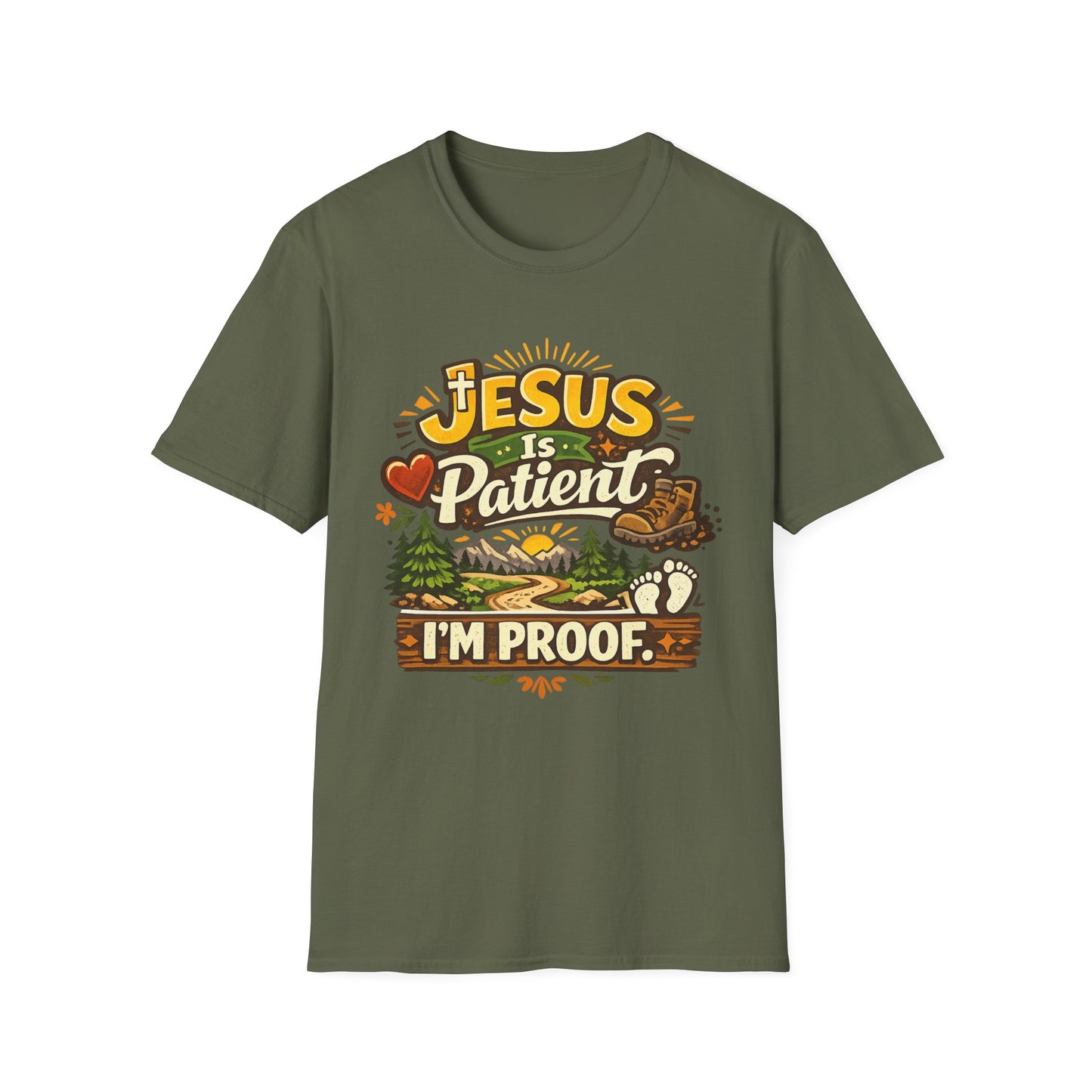 Jesus Is Patient I'm Proof / This is My Sunnyside T-Shirt — Faith-Based Christian Graphic Unisex Tee