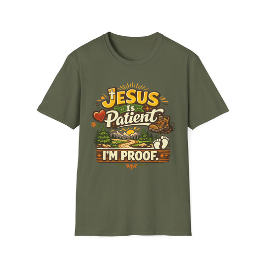 Jesus Is Patient I'm Proof / This is My Sunnyside T-Shirt — Faith-Based Christian Graphic Unisex Tee