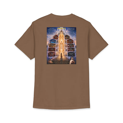 Resting in God Crystal Castle Catholic Tee | St. Augustine Inspired Christian Shirt | Sunnyside Life™
