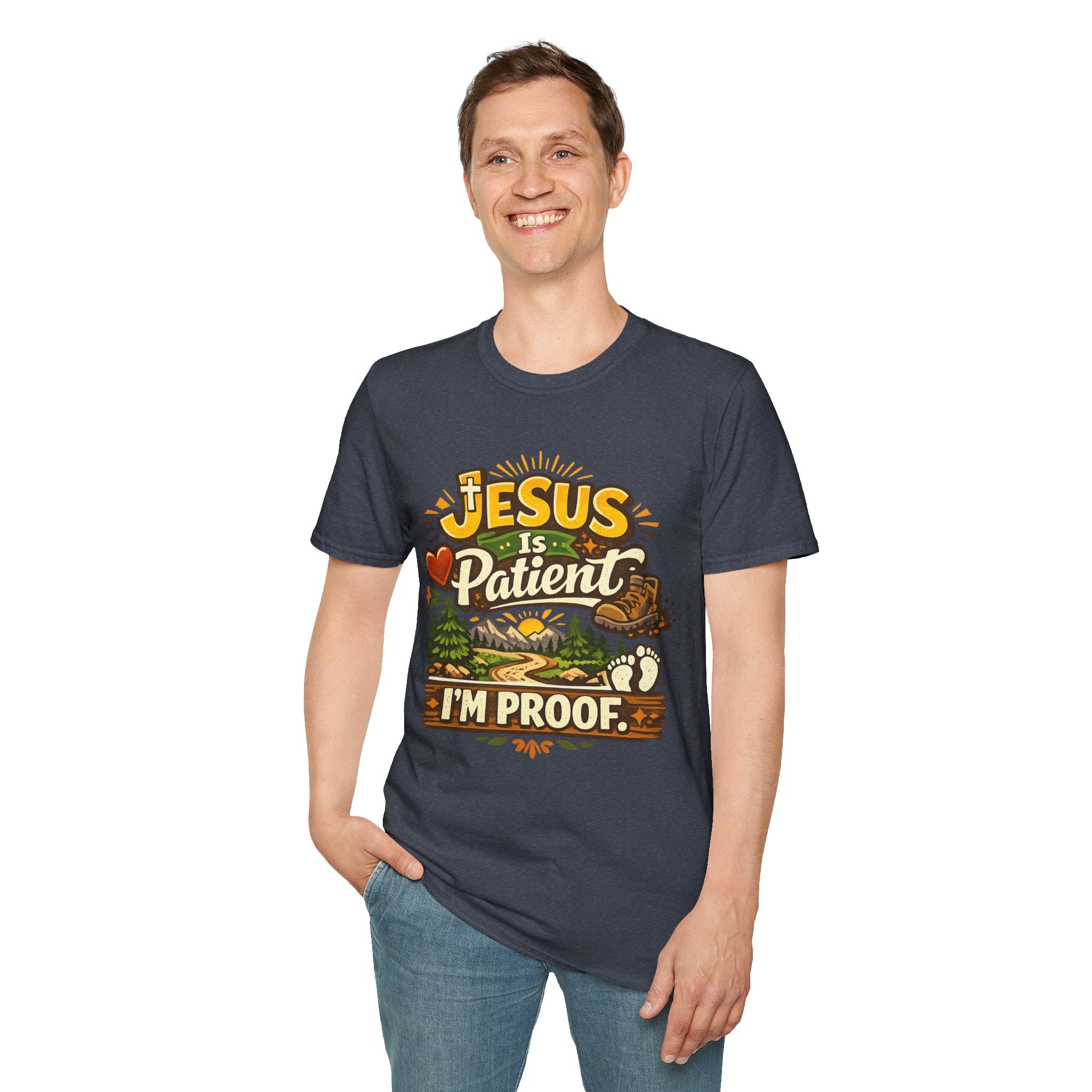 Jesus Is Patient I'm Proof / This is My Sunnyside T-Shirt — Faith-Based Christian Graphic Unisex Tee