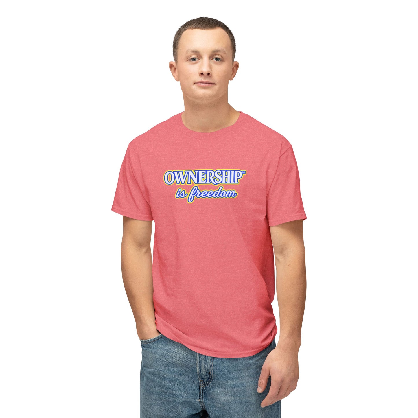OWNERSHIP IS FREEDOM™ Unisex T-Shirt | Personal Growth Graphic Tee | Self-Leadership Shirt | Inspirational Quote Apparel | Sunnyside Life™