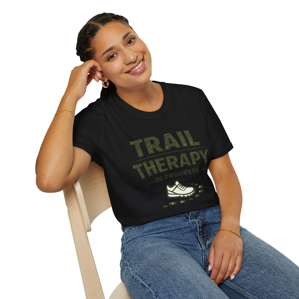 Trail Therapy T-Shirt — "Trail Therapy In Progress" Hiking Shirt