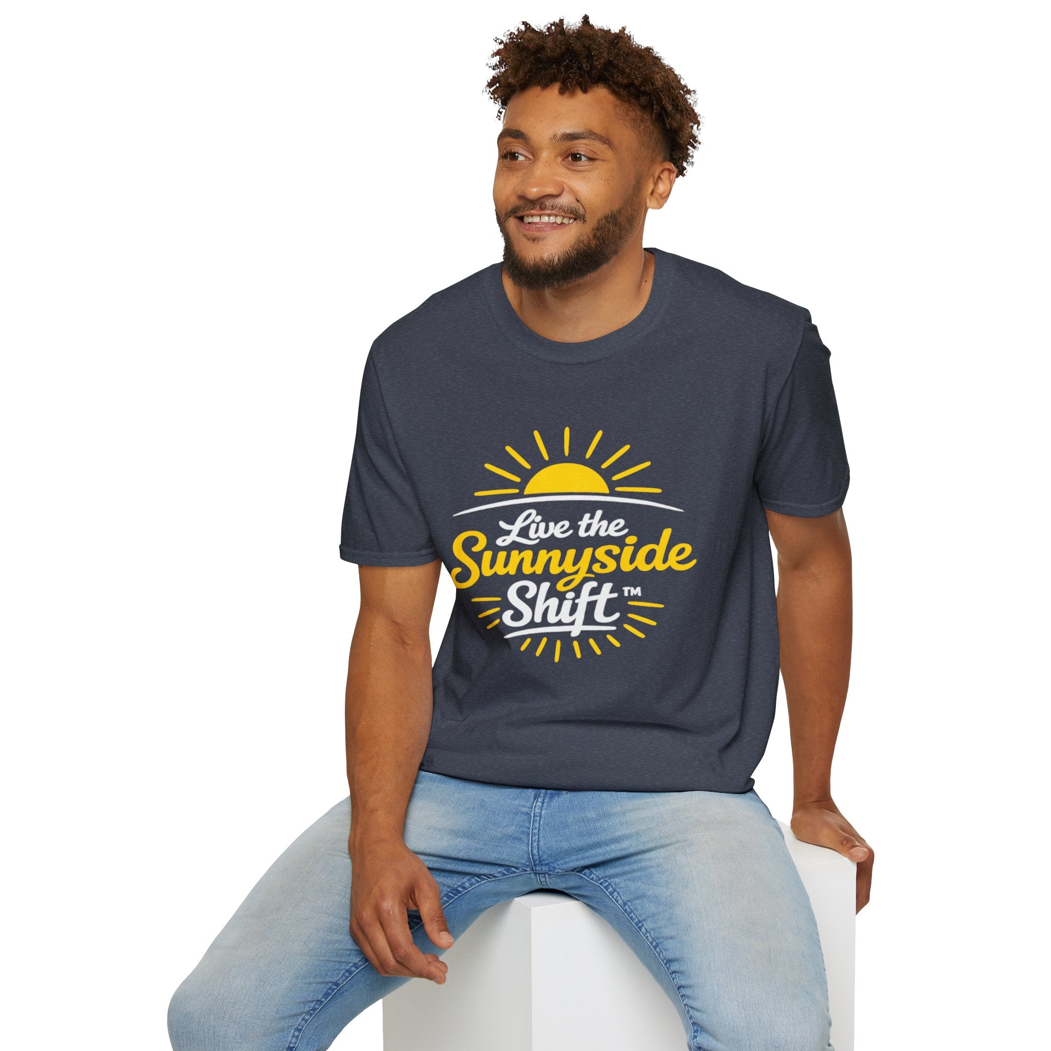 Live The Sunnyside Shift™ — Unisex Softstyle T-Shirt