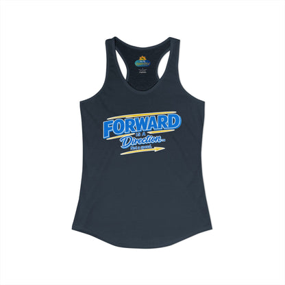 FORWARD IS A DIRECTION™ Racerback Tank Top | Inspirational Women’s Fitness Tank | Motivation & Personal Growth Apparel