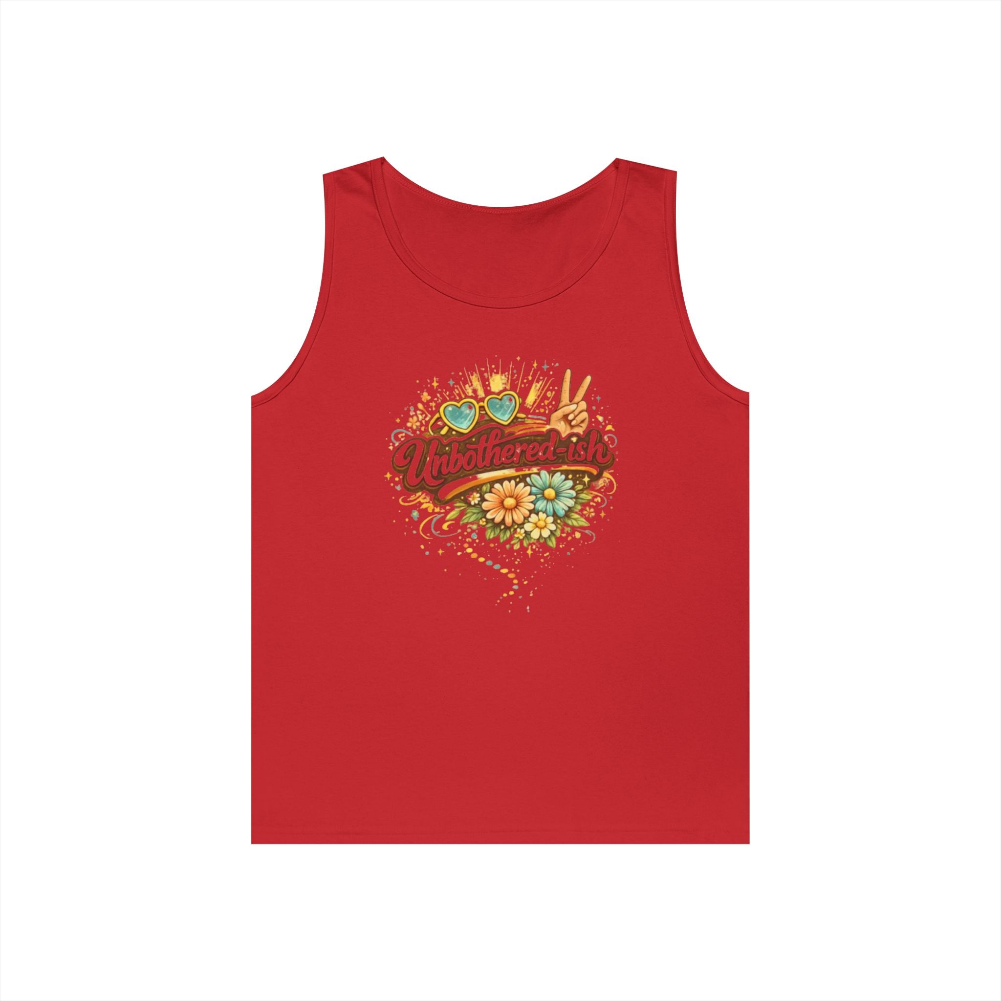 Unbothered-ish / Kiss My Sunnyside Tank — Relaxed Tank Top