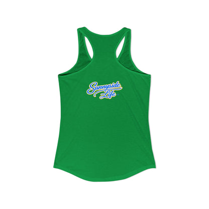 KEEP WALKING™ Racerback Tank Top – God Isn’t Finished | Faith & Motivation Women’s Tank