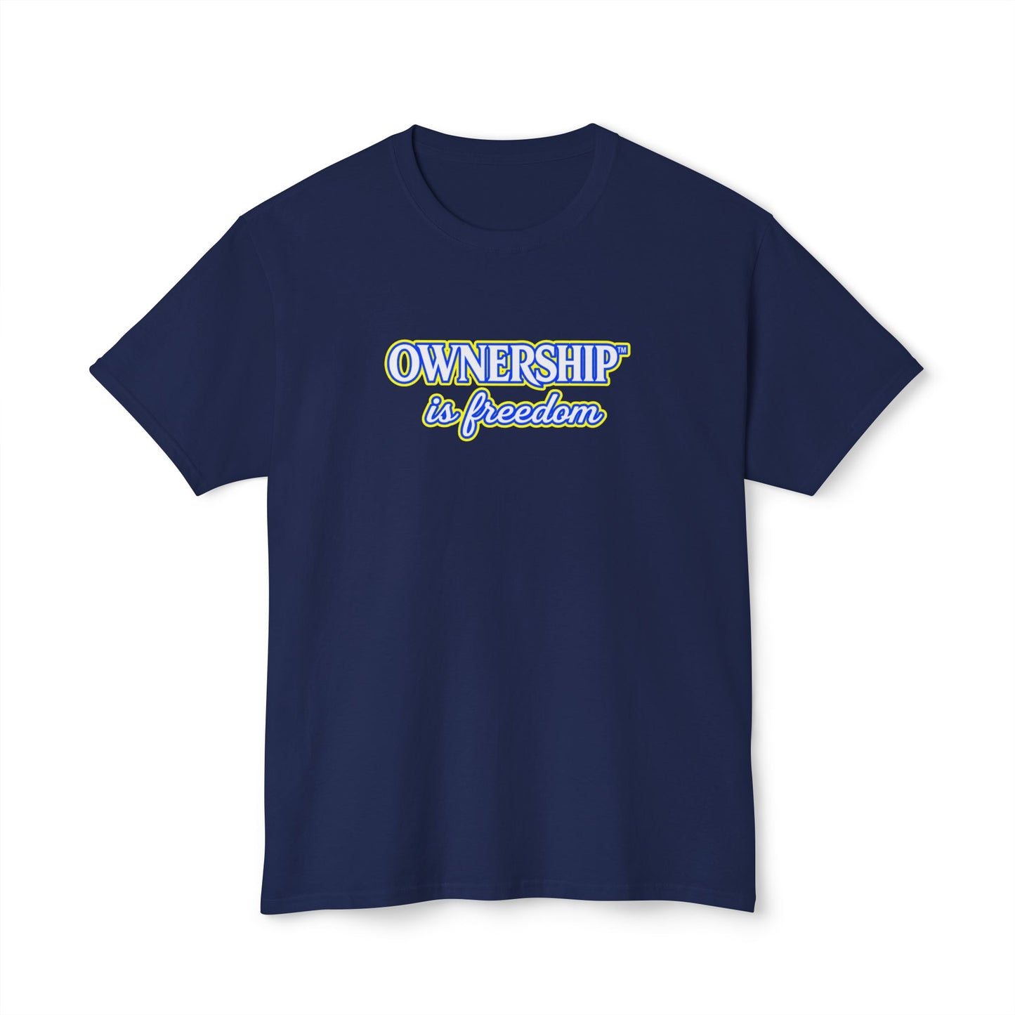 OWNERSHIP IS FREEDOM™ Unisex T-Shirt | Personal Growth Graphic Tee | Self-Leadership Shirt | Inspirational Quote Apparel | Sunnyside Life™