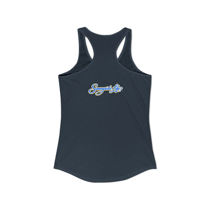 JESUS WALKED EVERYWHERE™ Racerback Tank Top – Just Saying | Christian Women’s Tank
