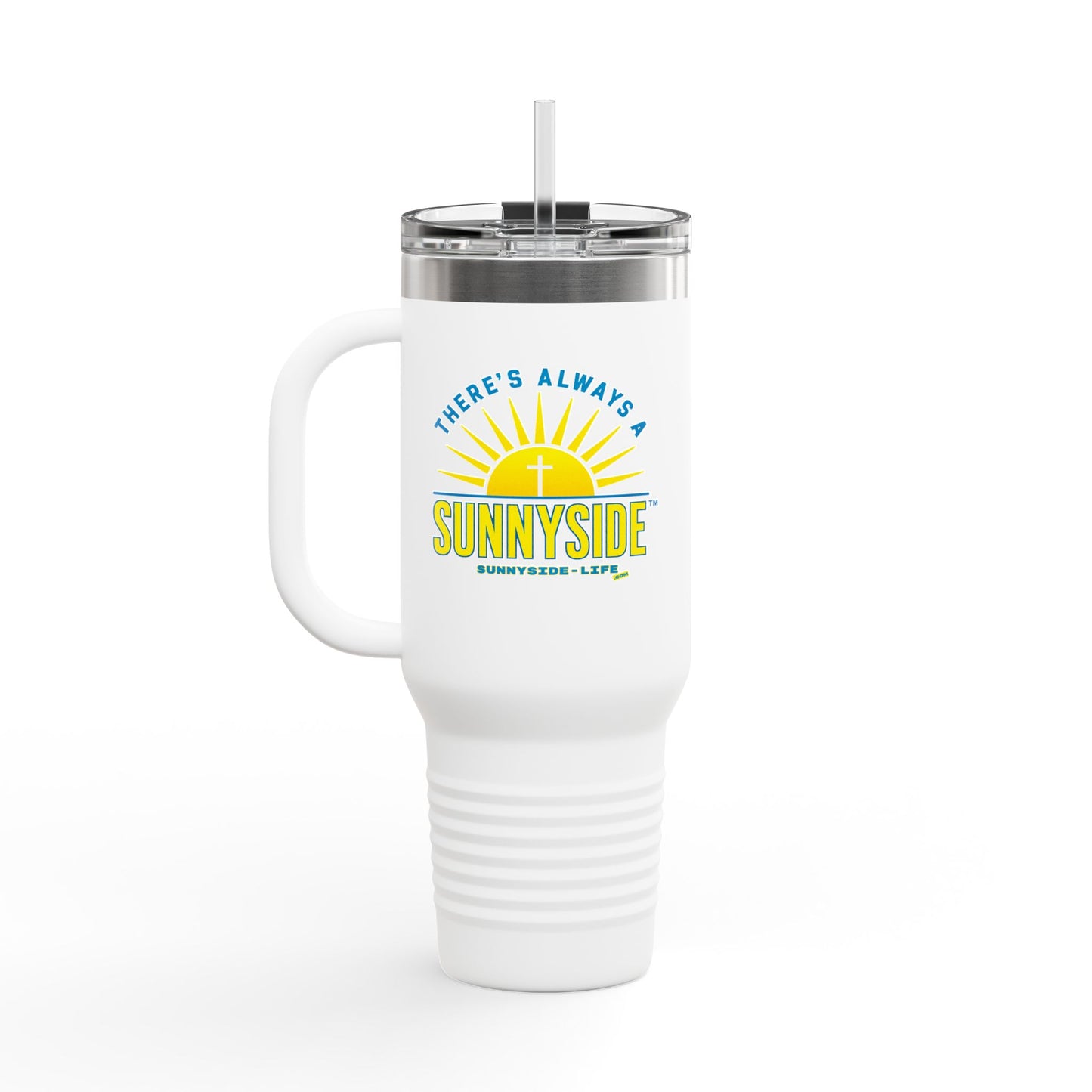 There’s Always a Sunnyside™ 40oz Insulated Travel Mug | Official Sunnyside Life™ Signature Cup