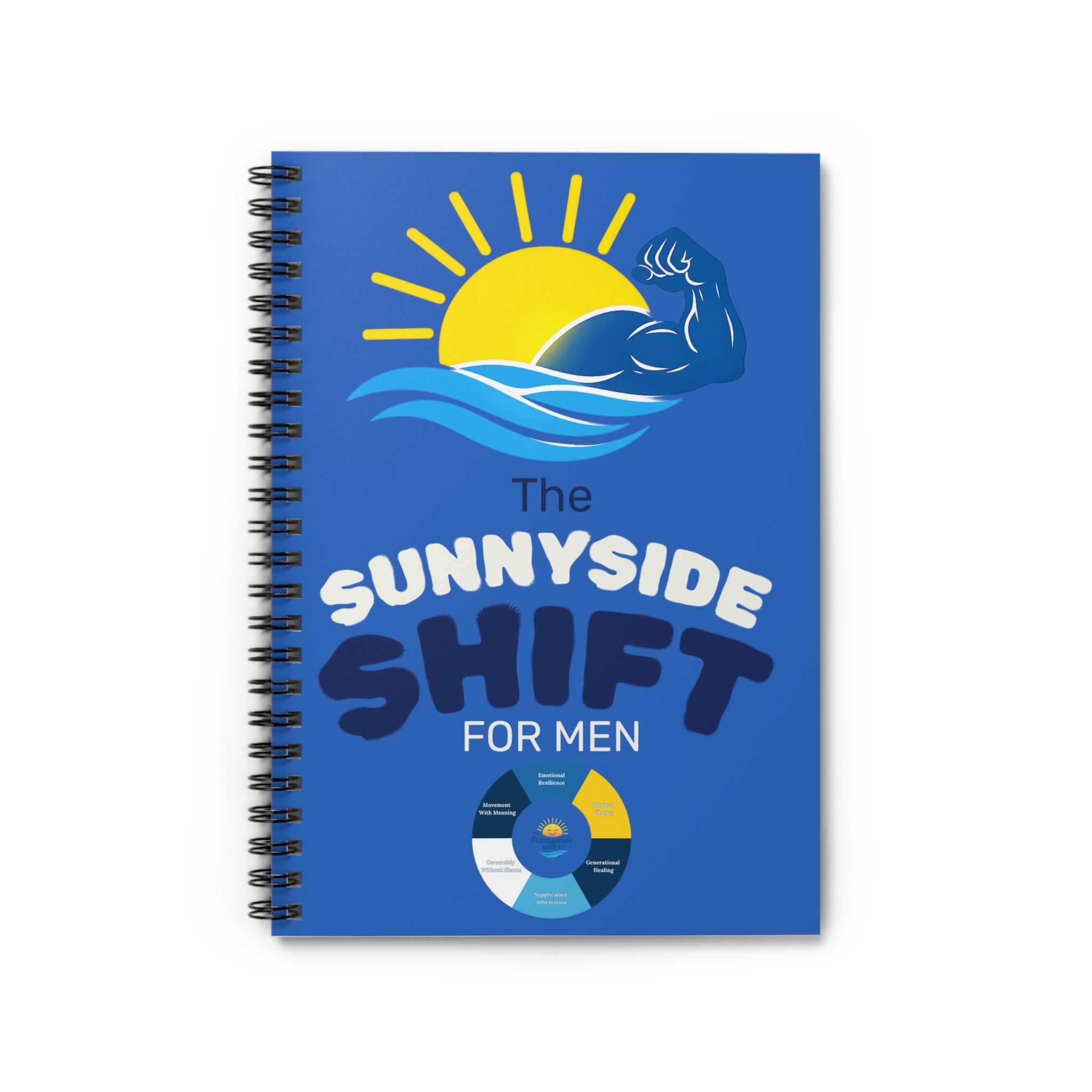 Sunnyside Shift Notebook — Ruled Spiral Journal for Men