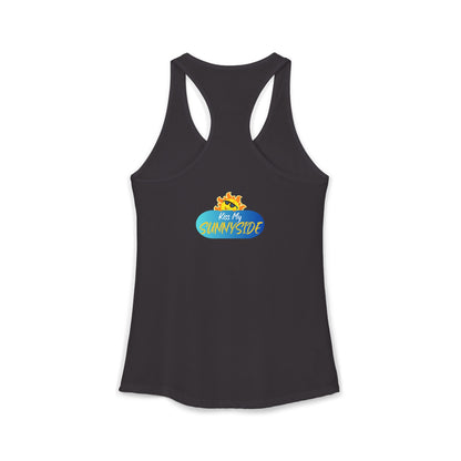 The World Got Darker. So I Got Brighter.™ Womens Racerback Tank | Sunnyside Life™