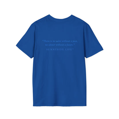 Trust Surrender Walk Abide Persevere™ Womens V-Neck Tee | Catholic Inspirational Shirt | Sunnyside Life™