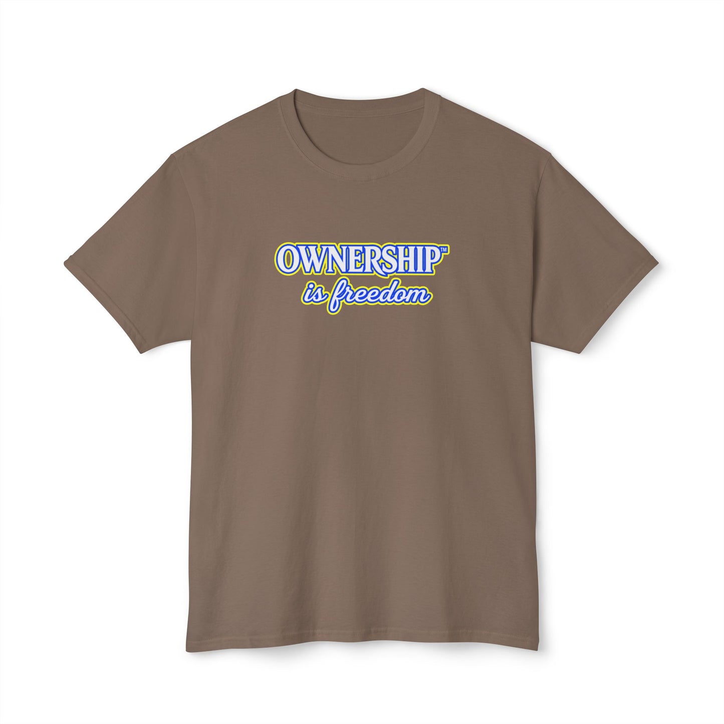 OWNERSHIP IS FREEDOM™ Unisex T-Shirt | Personal Growth Graphic Tee | Self-Leadership Shirt | Inspirational Quote Apparel | Sunnyside Life™