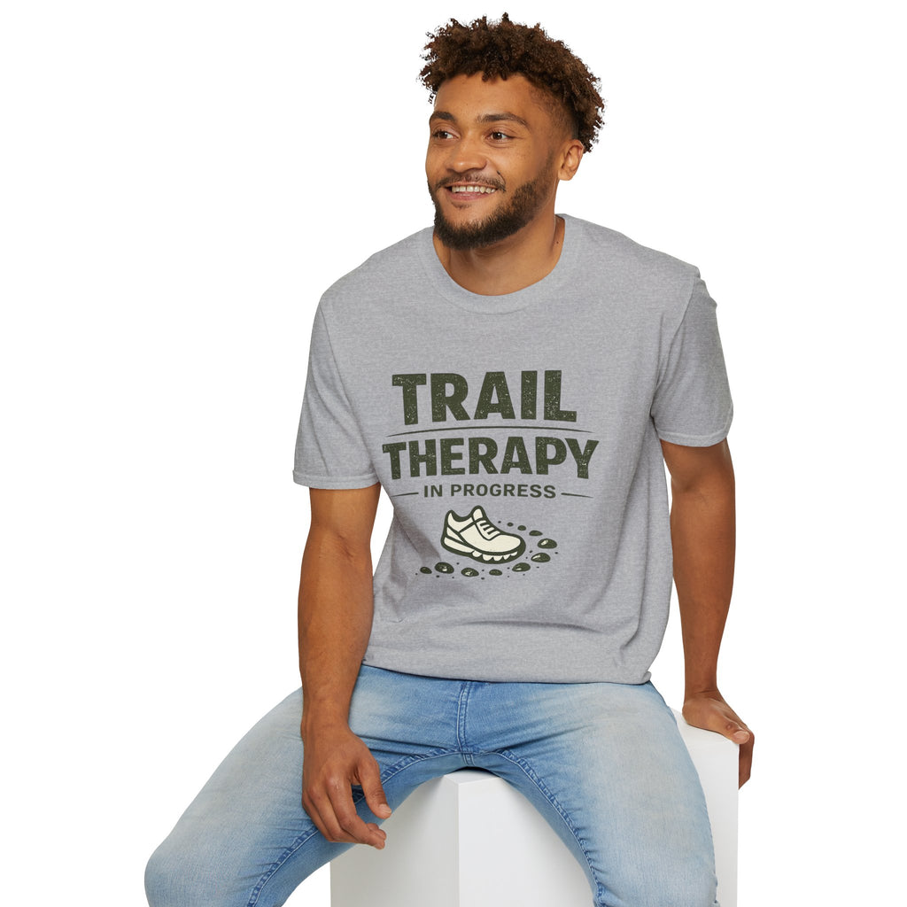 Trail Therapy T-Shirt — "Trail Therapy In Progress" Hiking Shirt