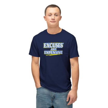 EXCUSES ARE EXPENSIVE™ Unisex T-Shirt | Motivational Graphic Tee | Personal Growth Apparel | Mindset Shirt | Sunnyside Life™