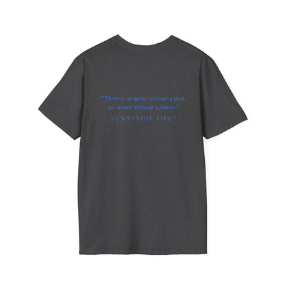 Trust Surrender Walk Abide Persevere™ Womens V-Neck Tee | Catholic Inspirational Shirt | Sunnyside Life™