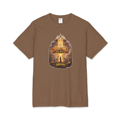 Resting in God Crystal Castle Catholic Tee | St. Augustine Inspired Christian Shirt | Sunnyside Life™